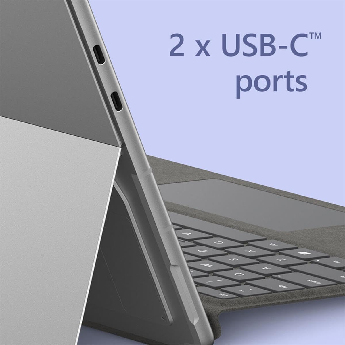 Surface Pro 9 Tablet - 13" - 8 GB RAM - 128 GB SSD - Windows 11 Pro - 5G - Platinum E1488