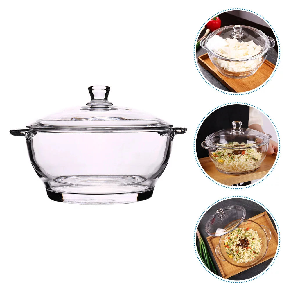 Tempered Glass Salad Bowl D2556